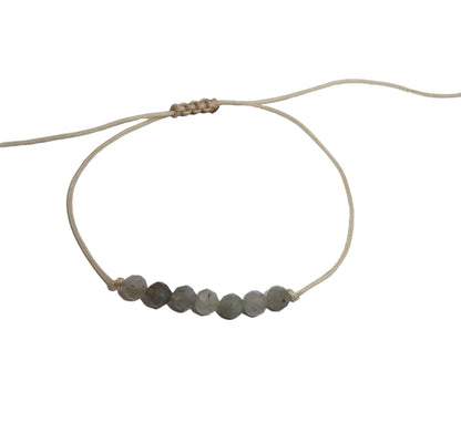 Grey string bracelet