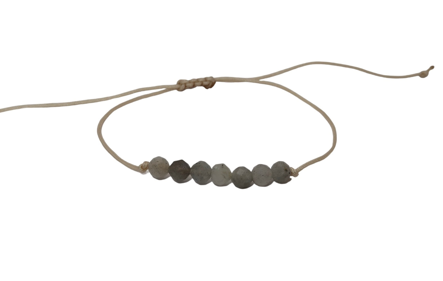 Grey string bracelet